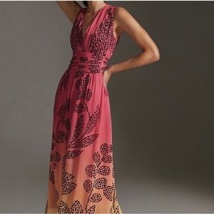 Anthropologie Verb printed Maxi Dress
